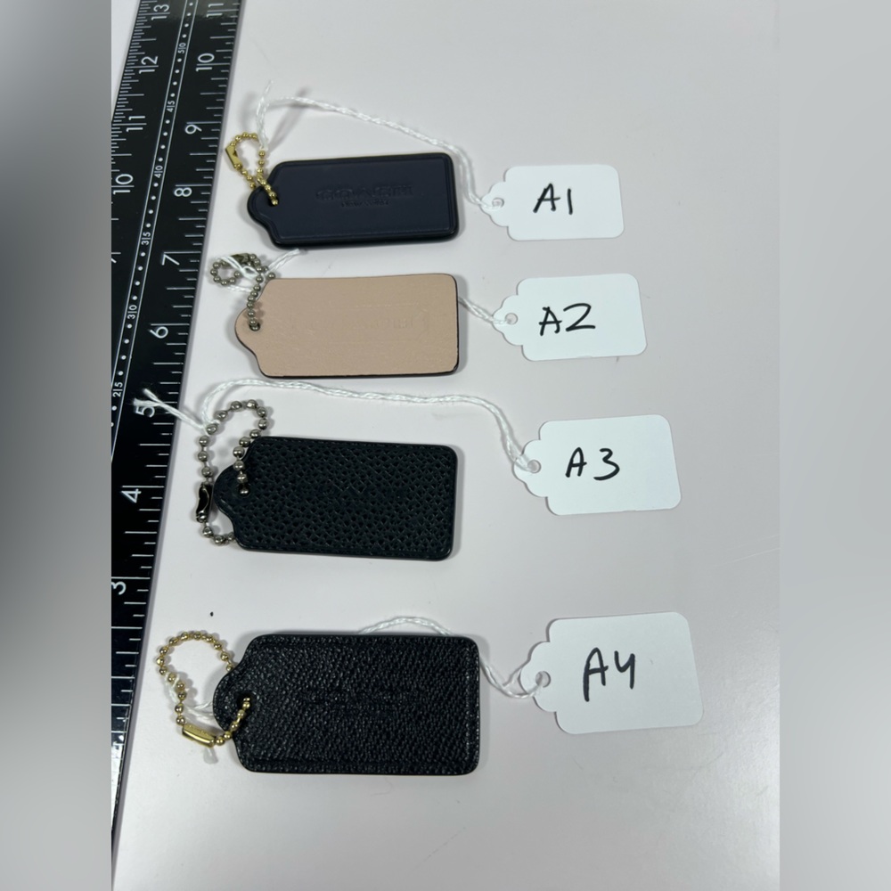 Coach Leather Hangtag Charm Lot A1 A2 A3 A4 Choice